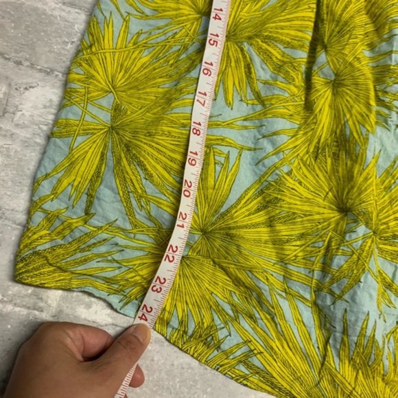 CLOSING SALE Tropical Print Cold Shoulder Blouse - Picture 3 of 5